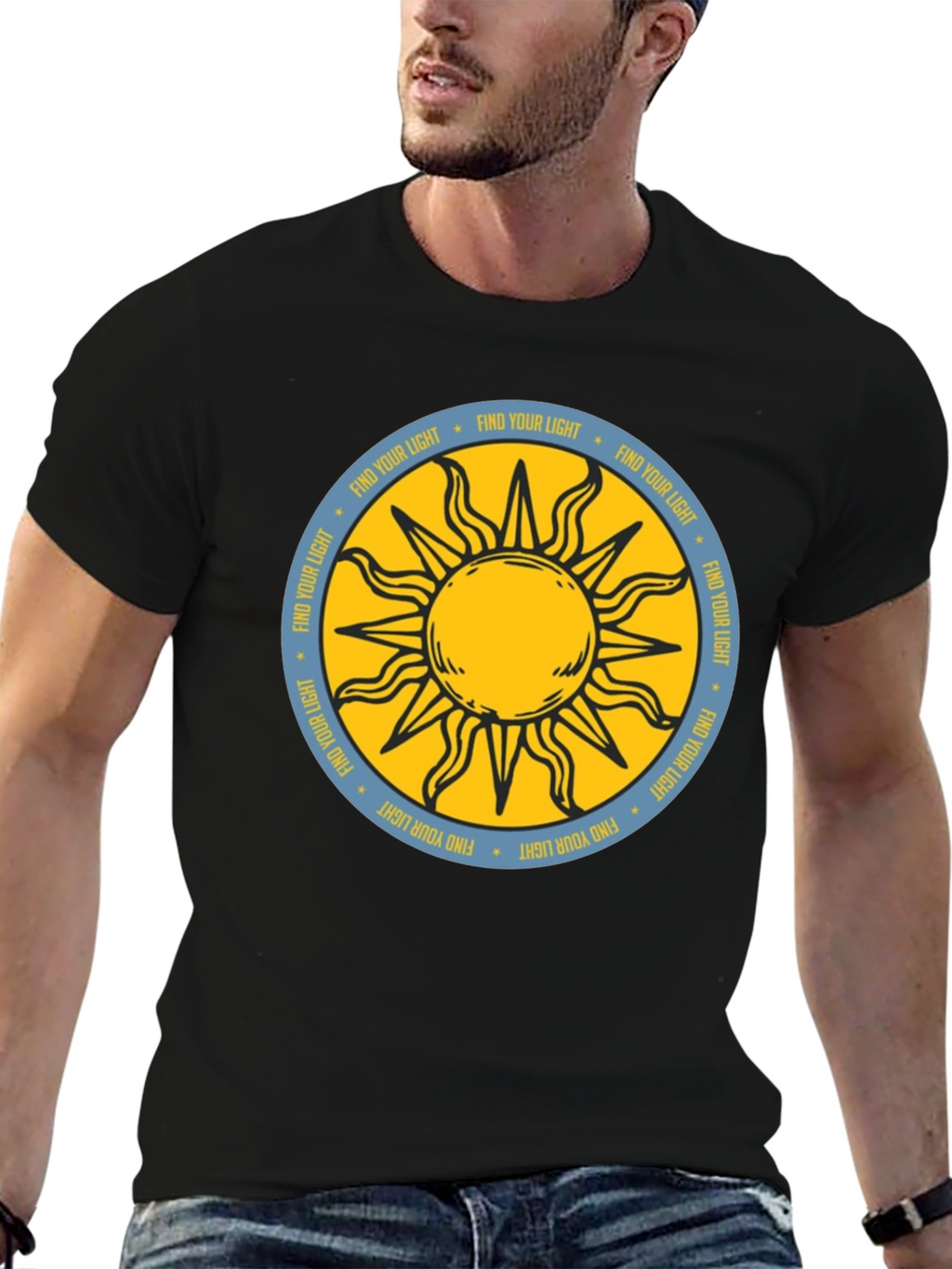 Find Your Light Sun Graphic Tee