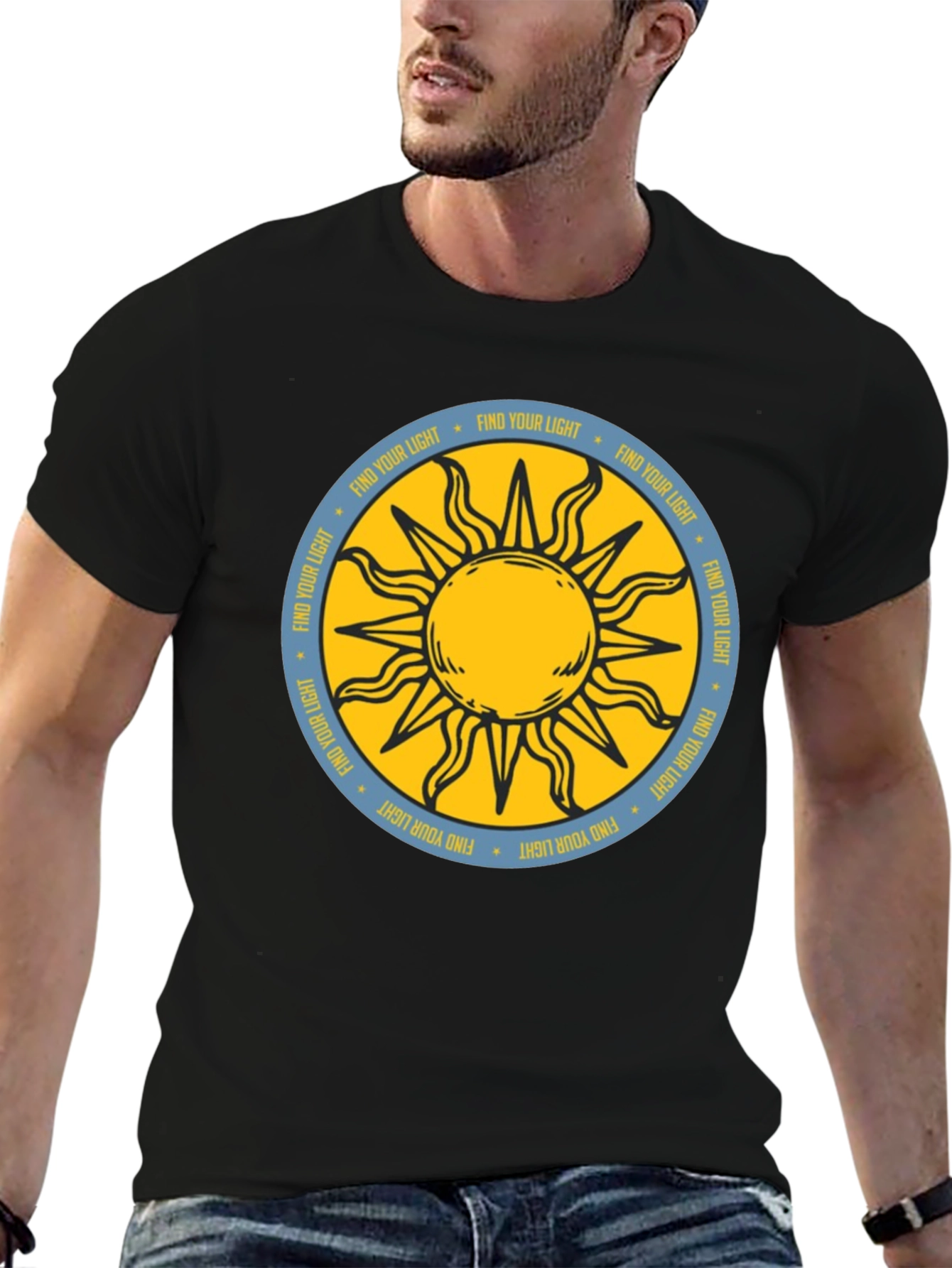 Find Your Light Sun Graphic Tee