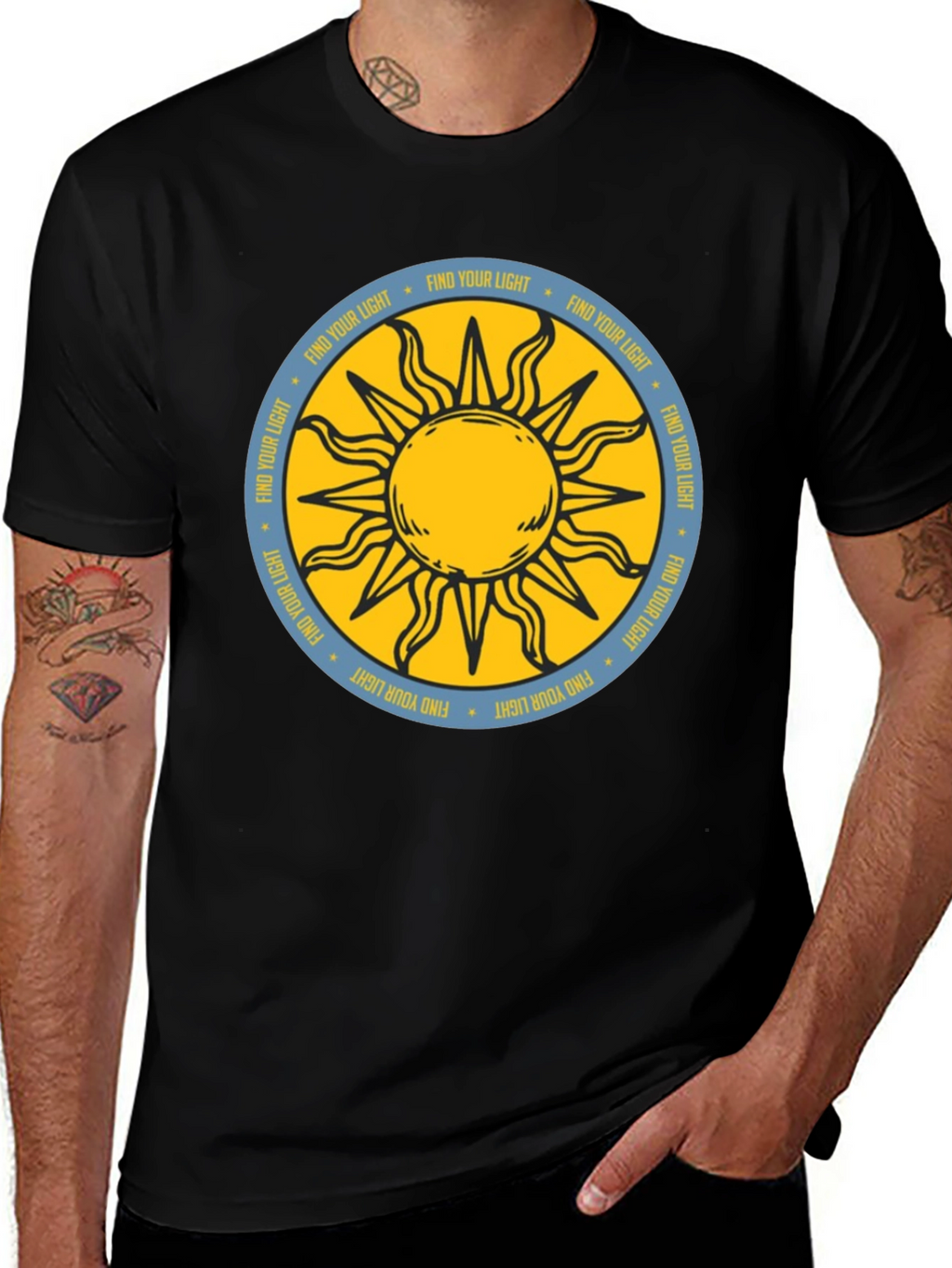 Find Your Light Sun Graphic Tee