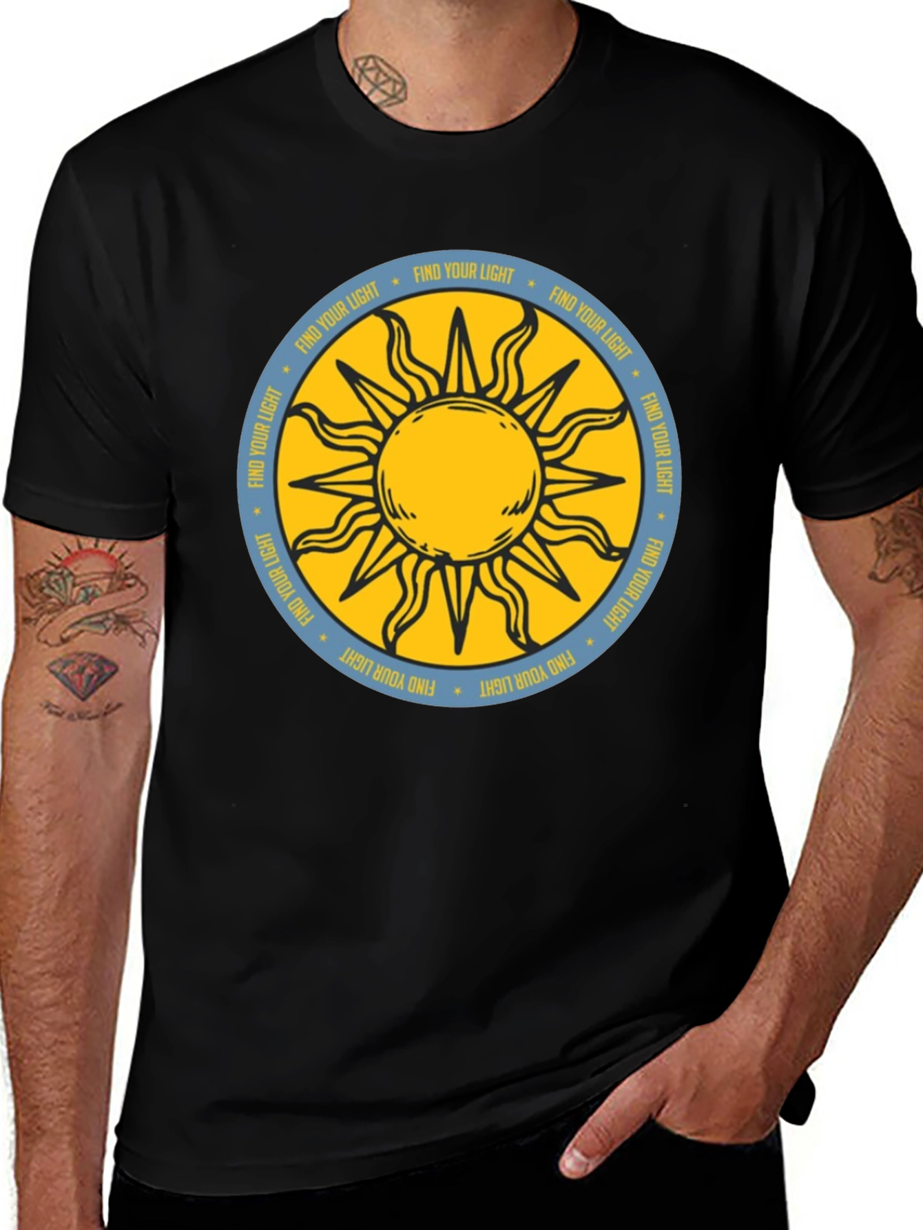 Find Your Light Sun Graphic Tee
