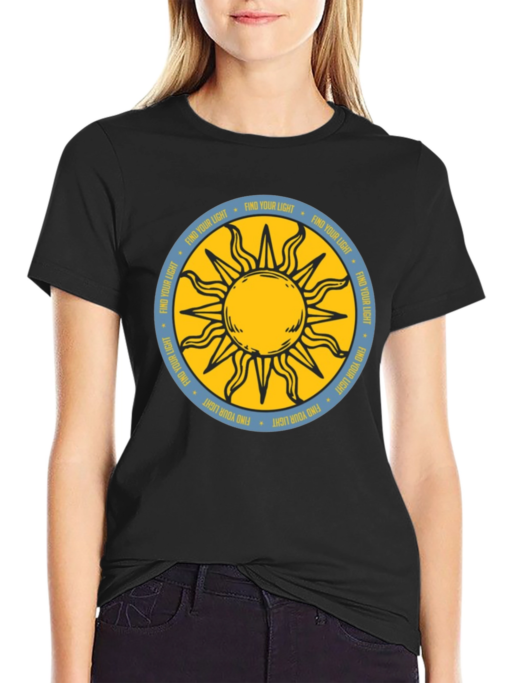 Find Your Light Sun Graphic Tee