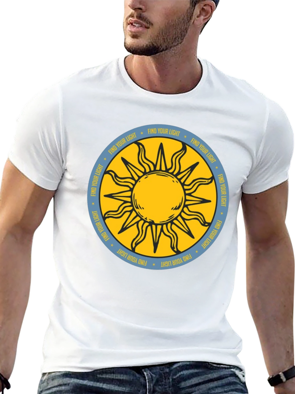 Find Your Light Sun Graphic Tee