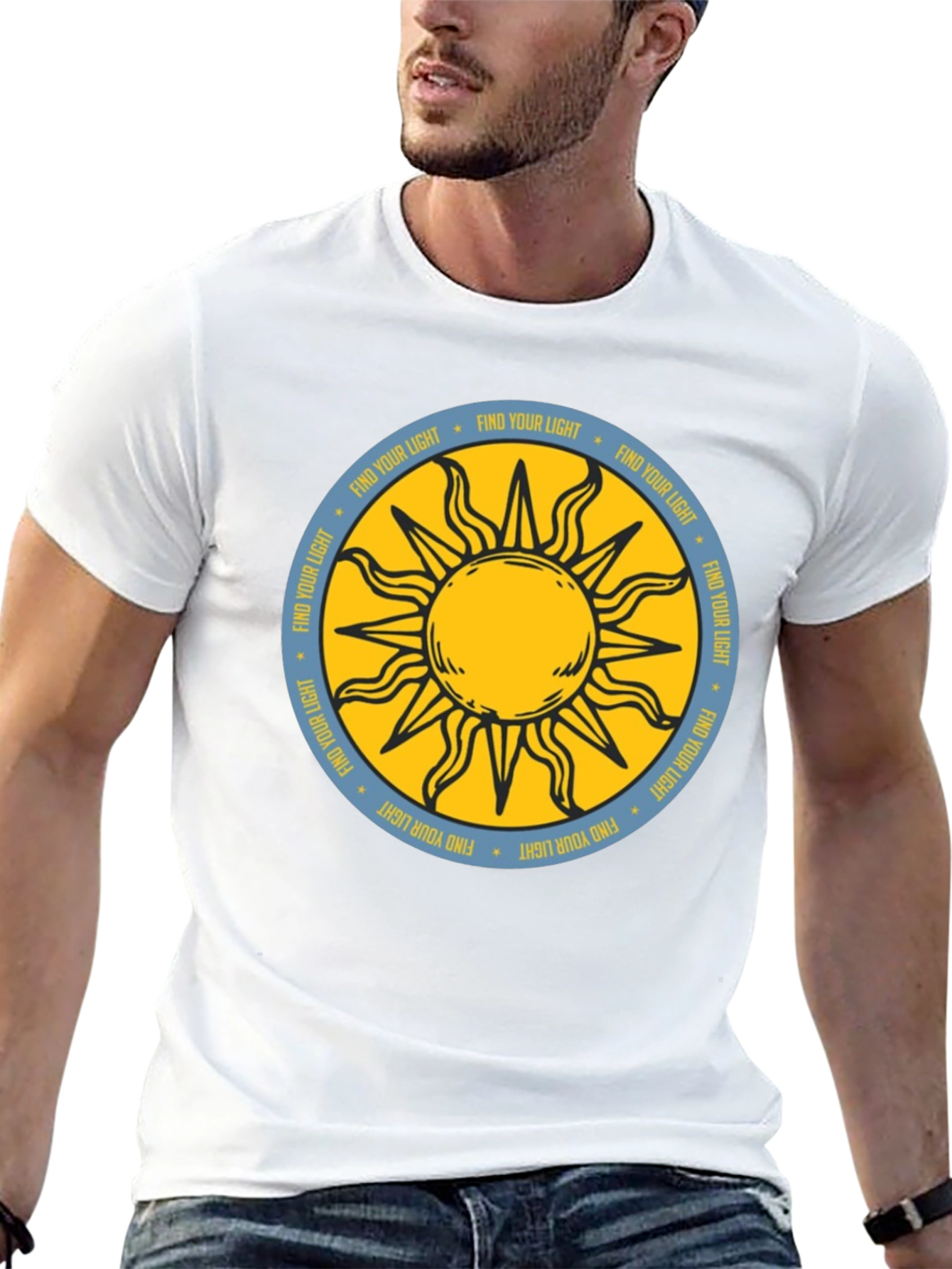 Find Your Light Sun Graphic Tee