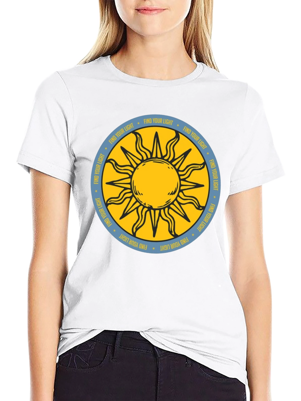Find Your Light Sun Graphic Tee