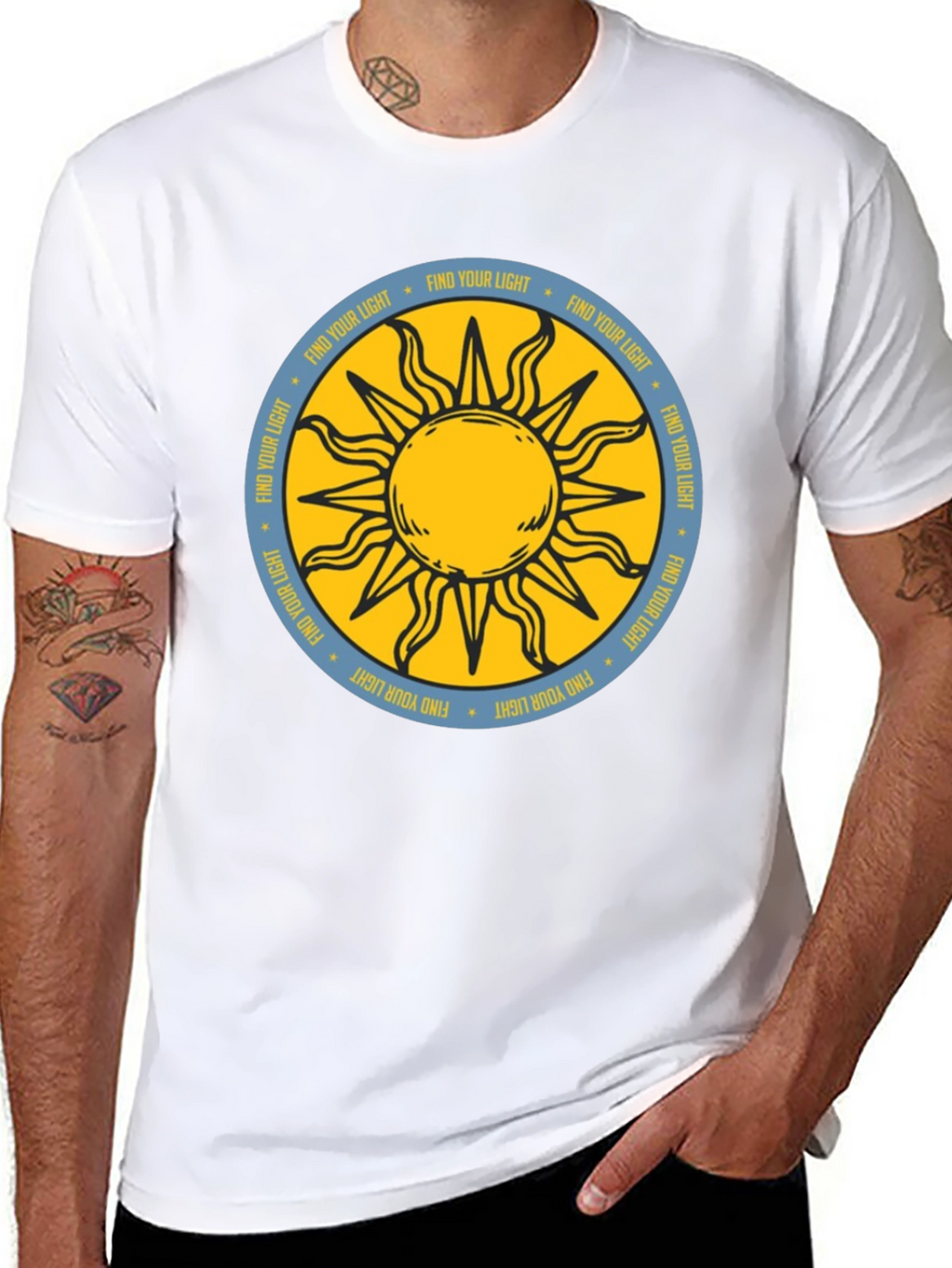 Find Your Light Sun Graphic Tee