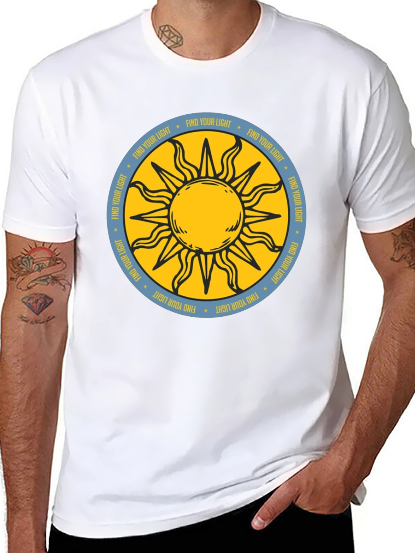 Find Your Light Sun Graphic Tee