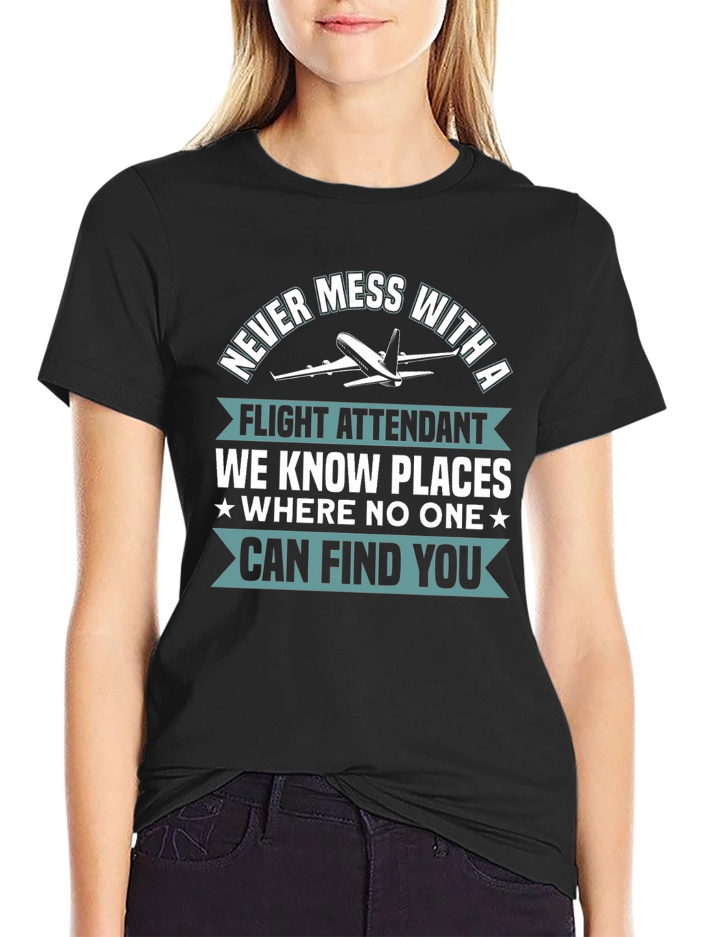 Flight Attendant T-Shirt - Funny Travel Gift