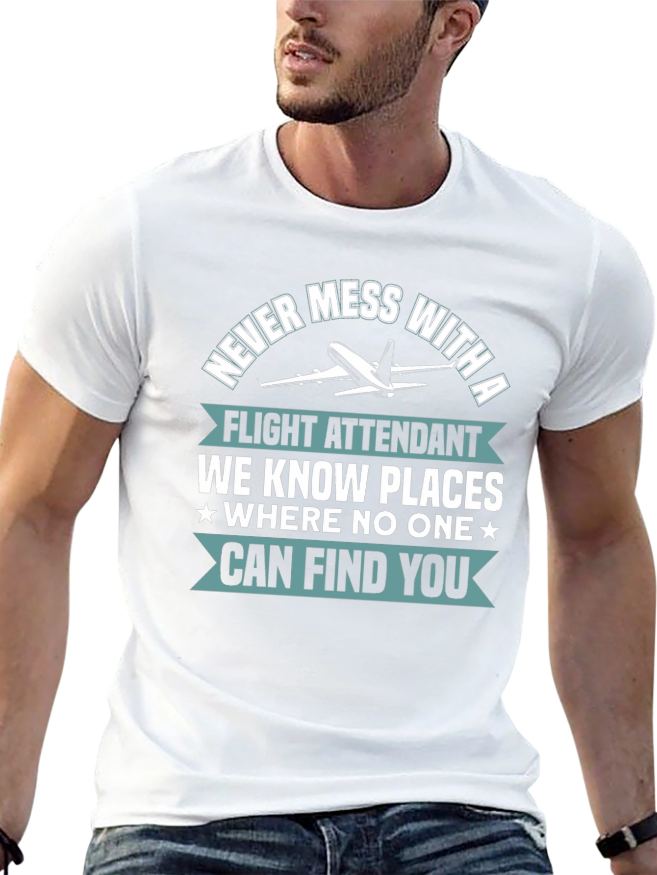 Flight Attendant T-Shirt - Funny Travel Gift