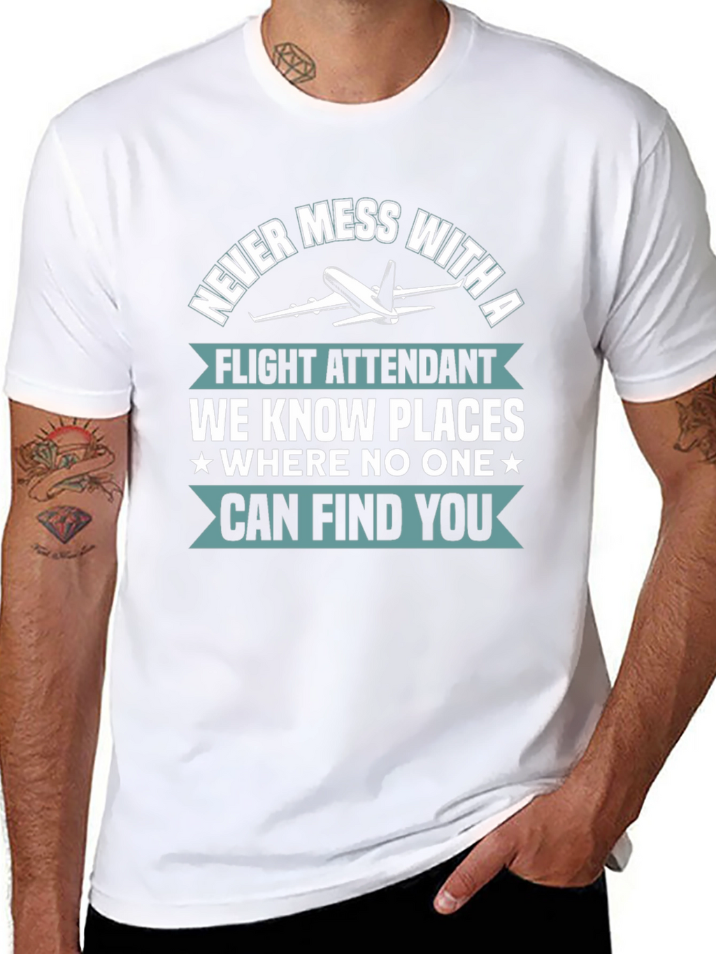 Flight Attendant T-Shirt - Funny Travel Gift