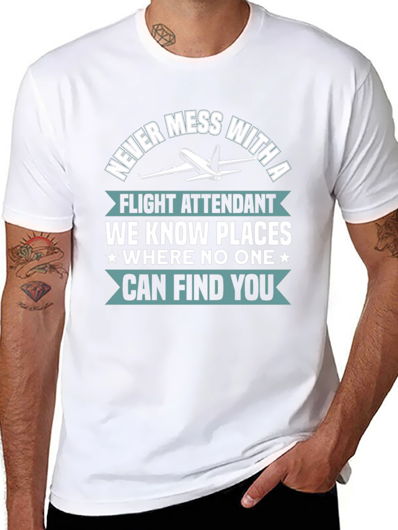 Flight Attendant T-Shirt - Funny Travel Gift