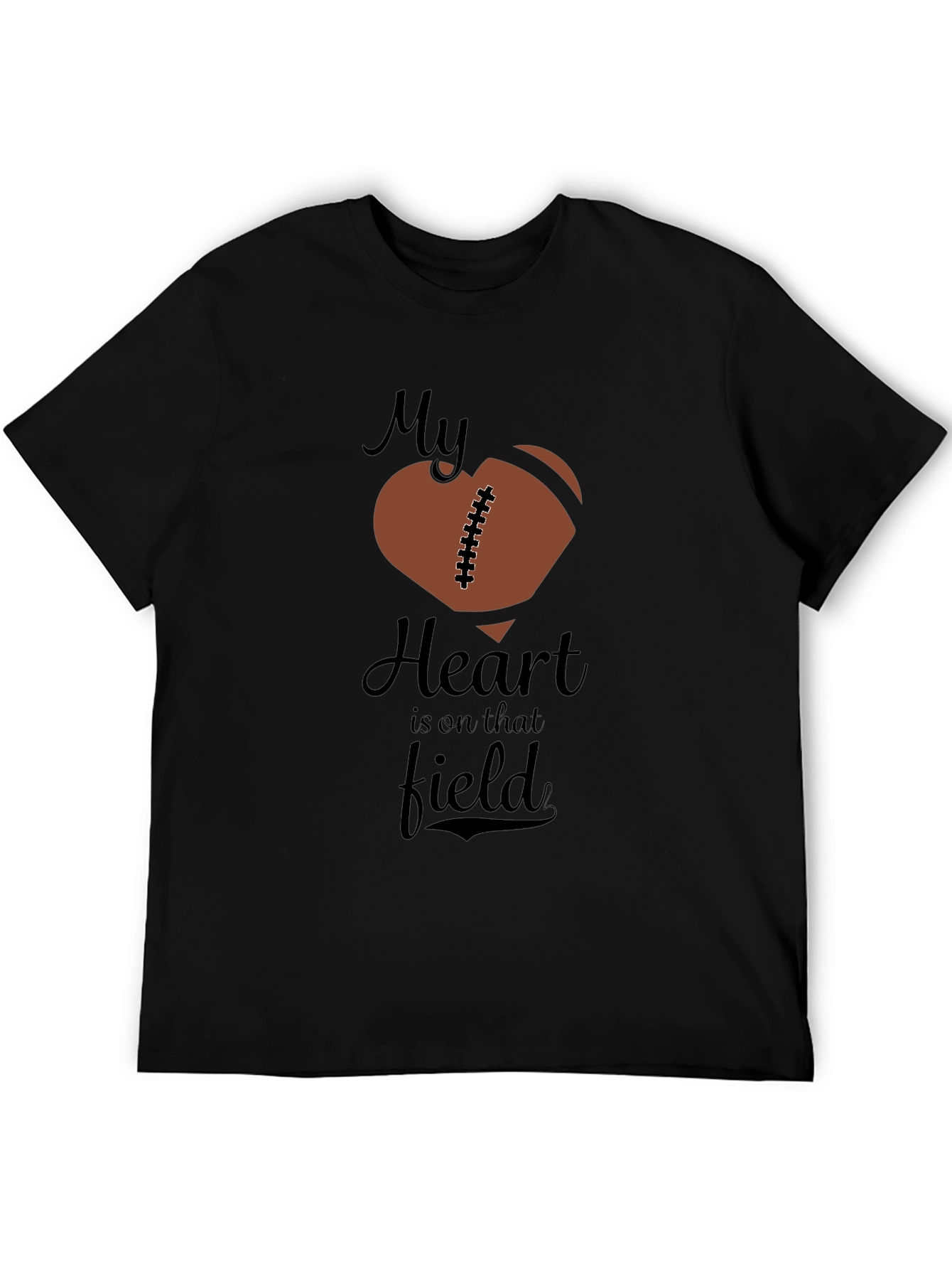 My Heart Is On That Field Football T-Shirt