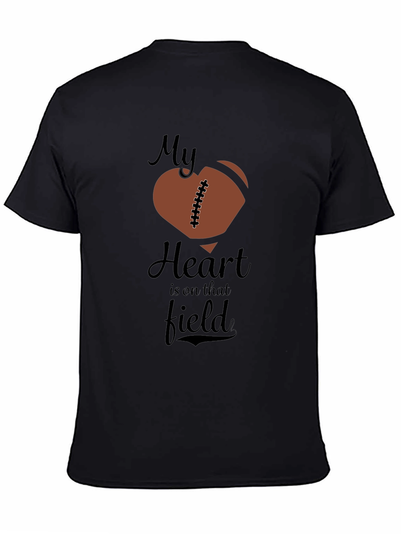 My Heart Is On That Field Football T-Shirt