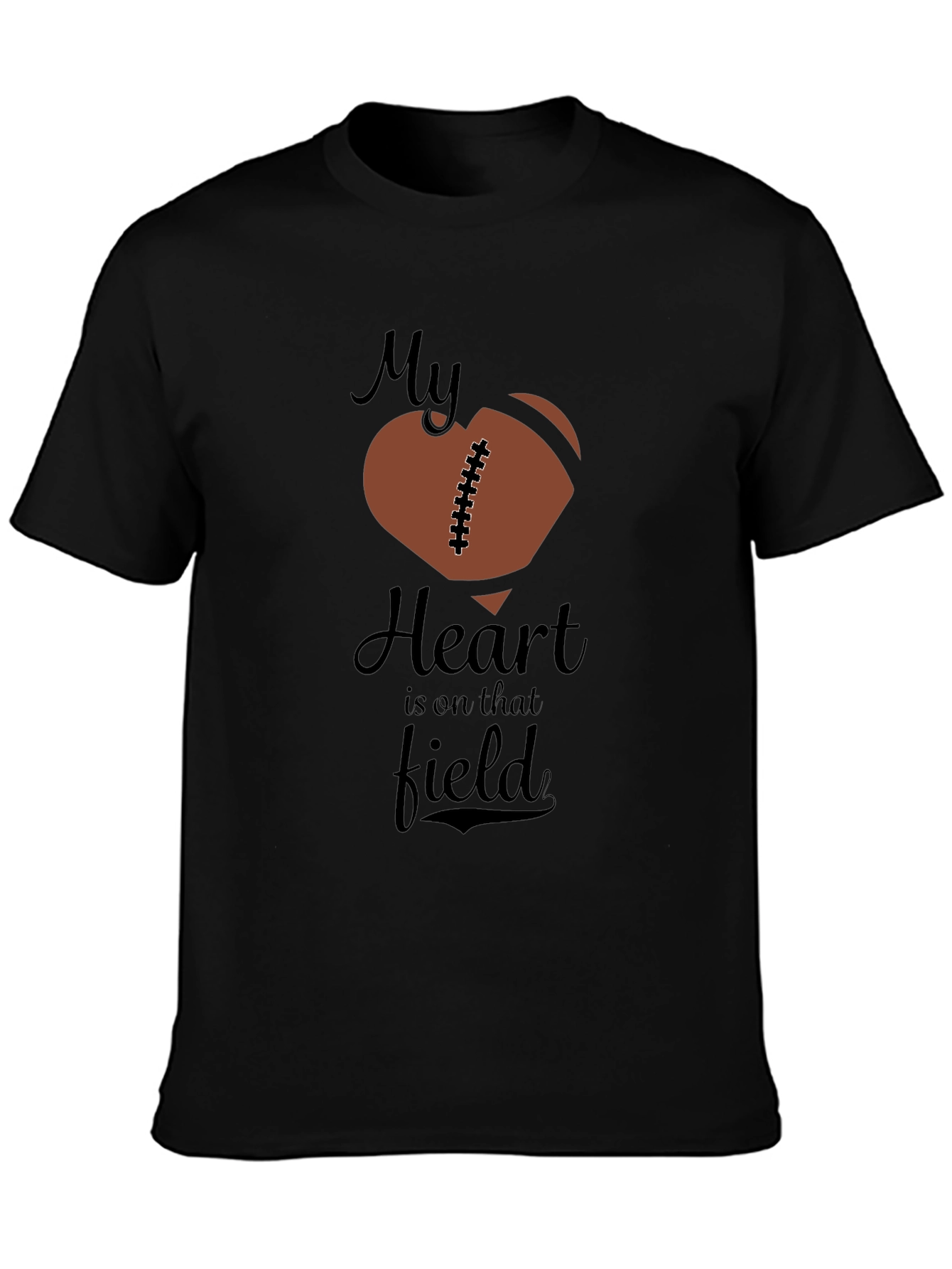 My Heart Is On That Field Football T-Shirt