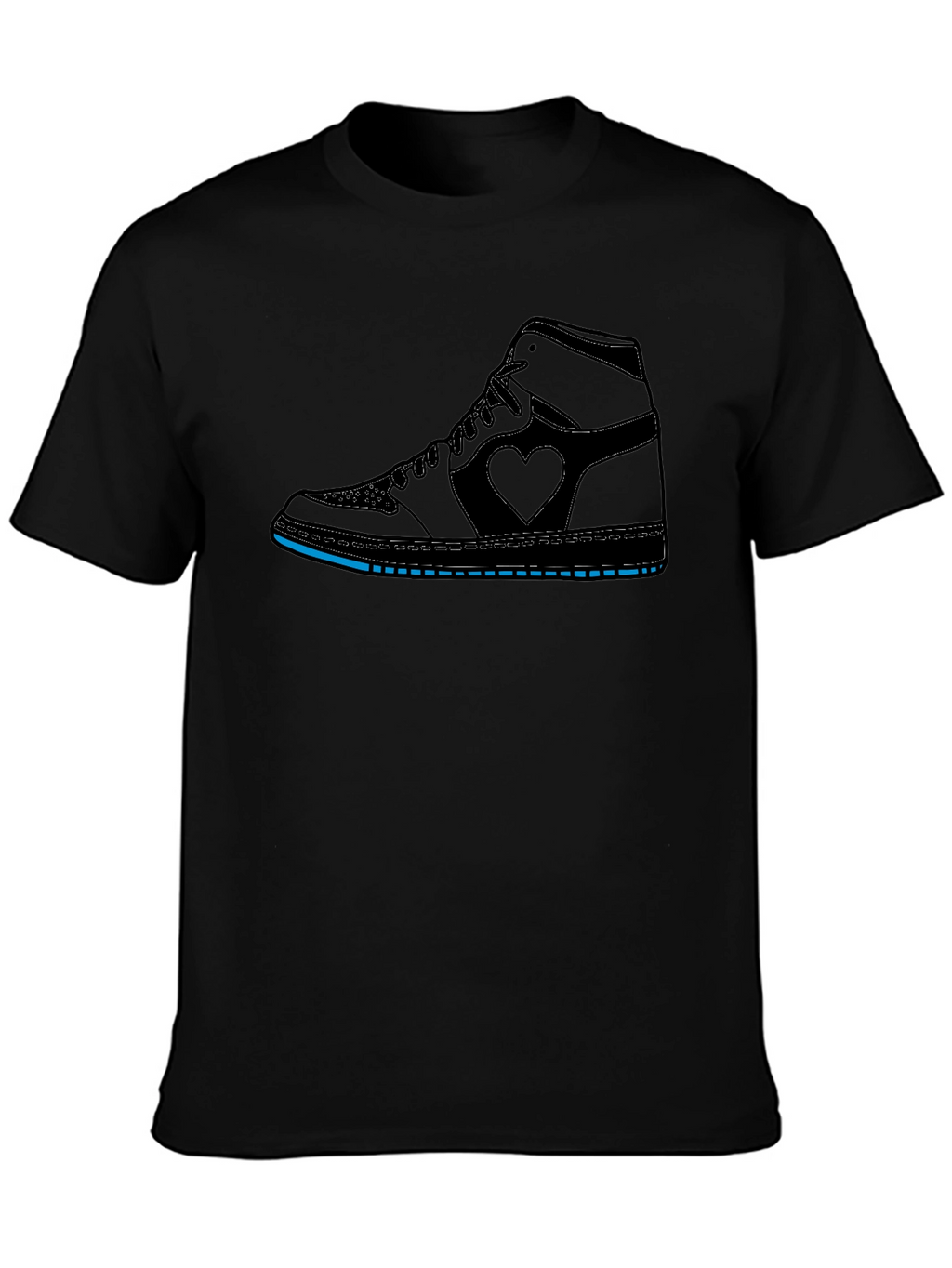 Cool Sneaker Graphic Tee - Black