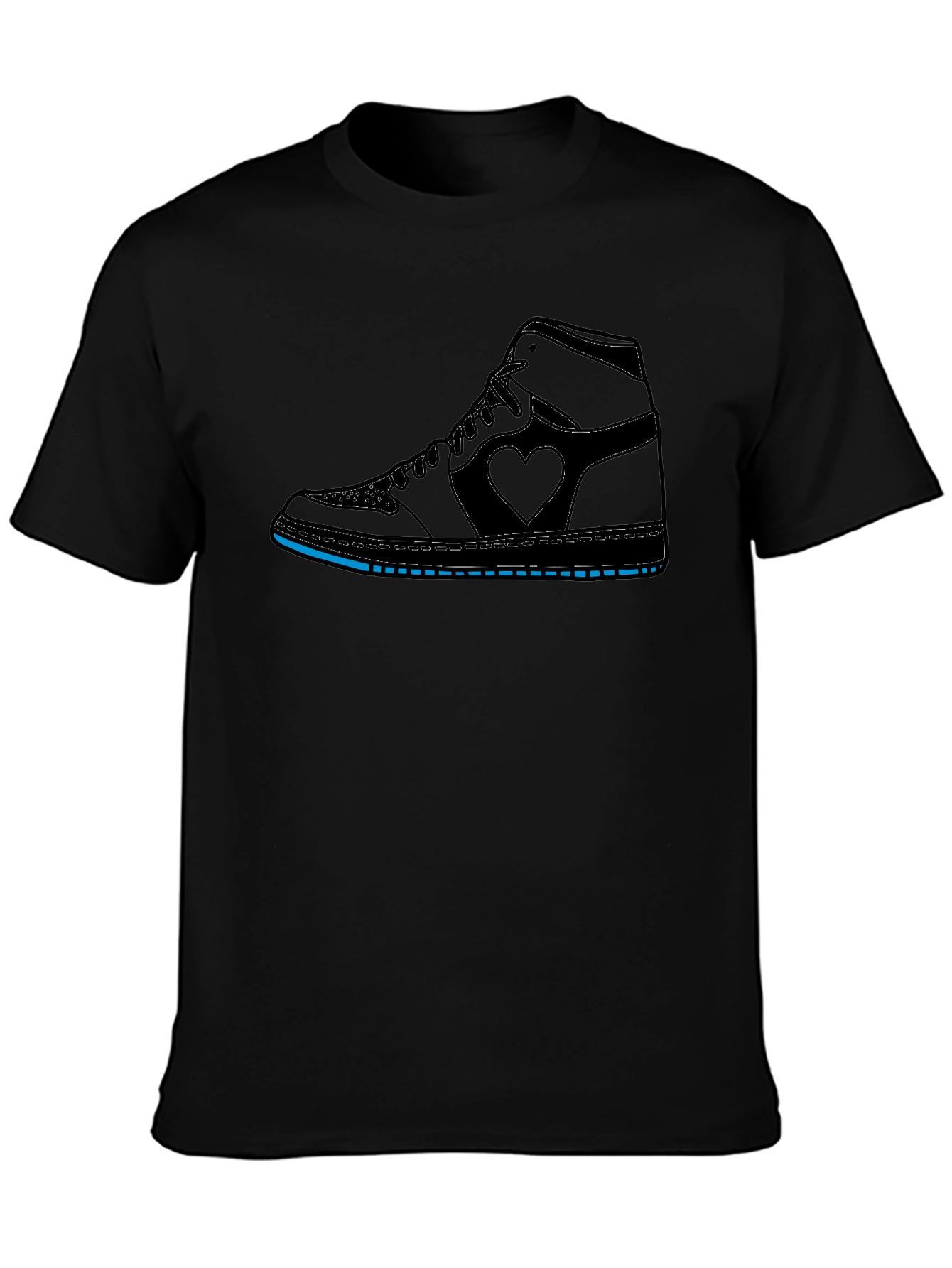 Cool Sneaker Graphic Tee - Black