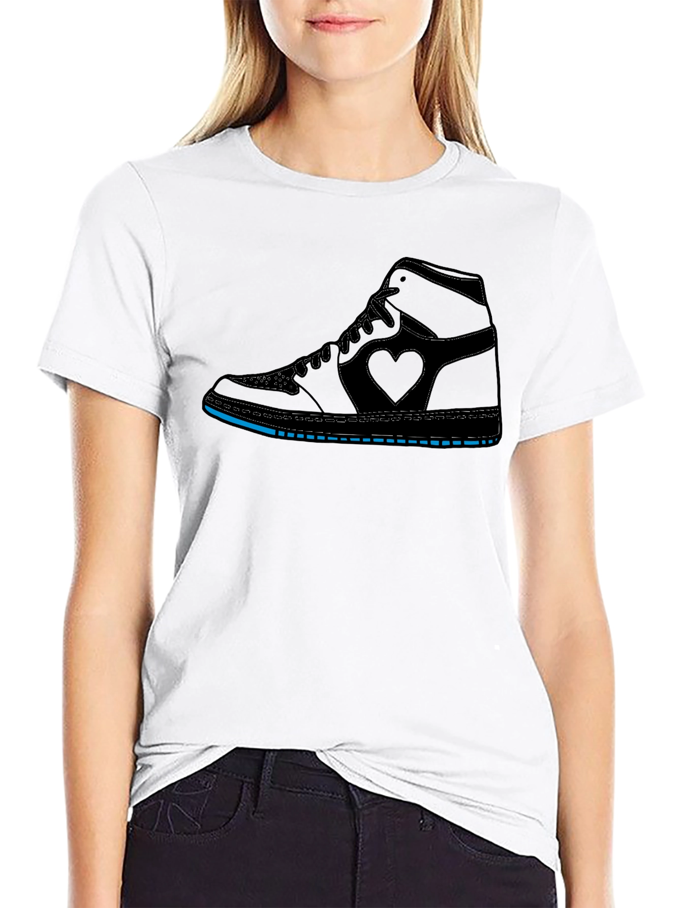 Cool Sneaker Graphic Tee - Black