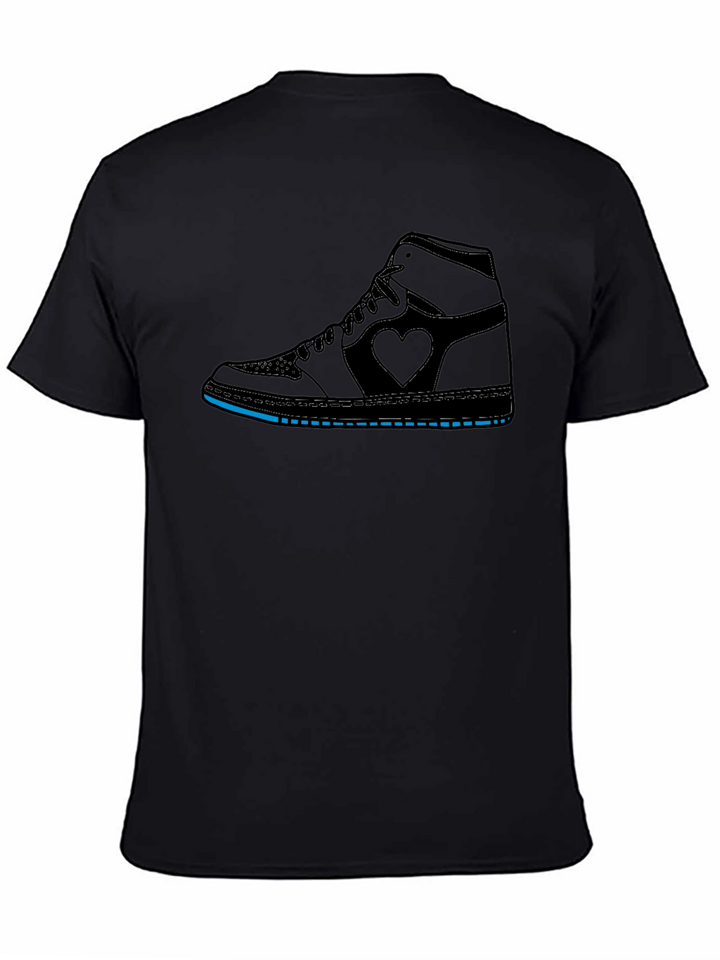 Cool Sneaker Graphic Tee - Black