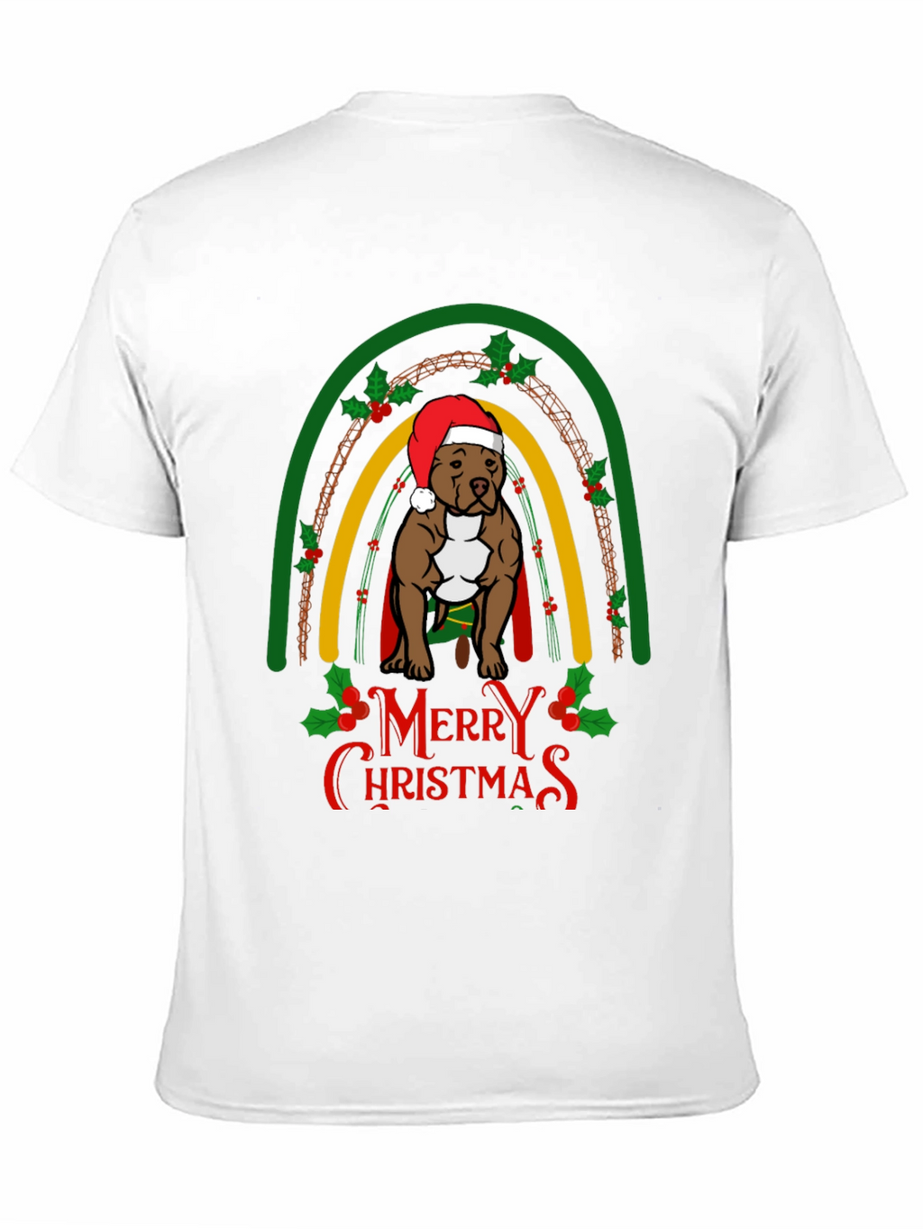 Merry Christmas Pitbull T-Shirt
