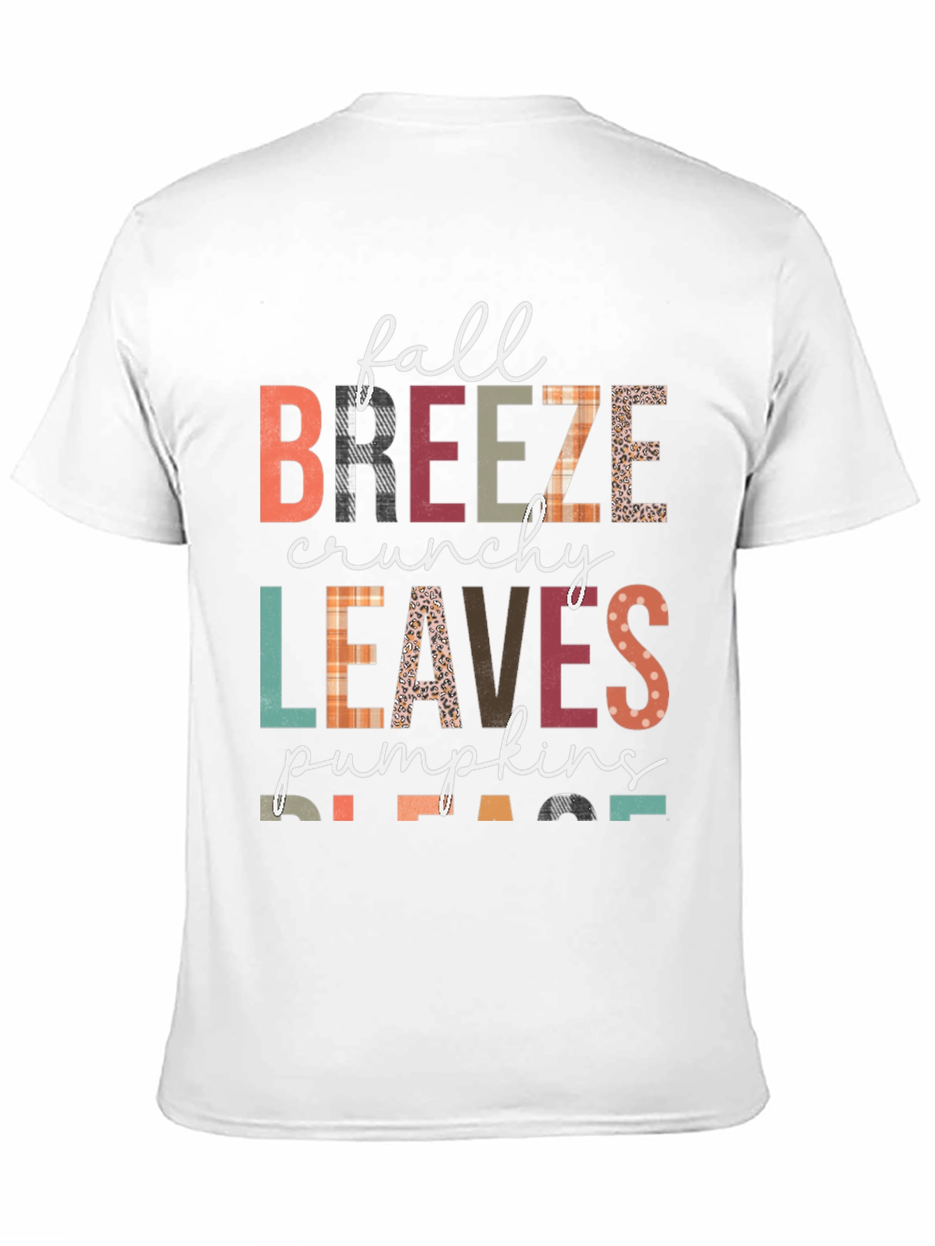 Fall Breeze Crunchy Leaves Pumpkins Please T-Shirt