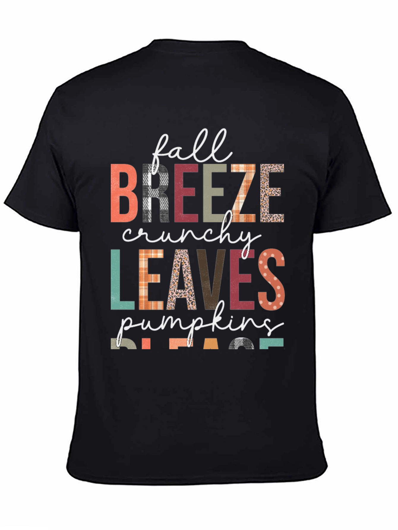 Fall Breeze Crunchy Leaves Pumpkins Please T-Shirt