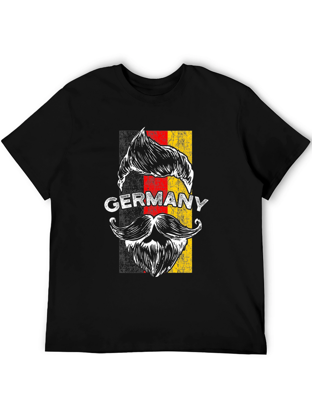 Germany Pride T-Shirt - Mustache Graphic Tee