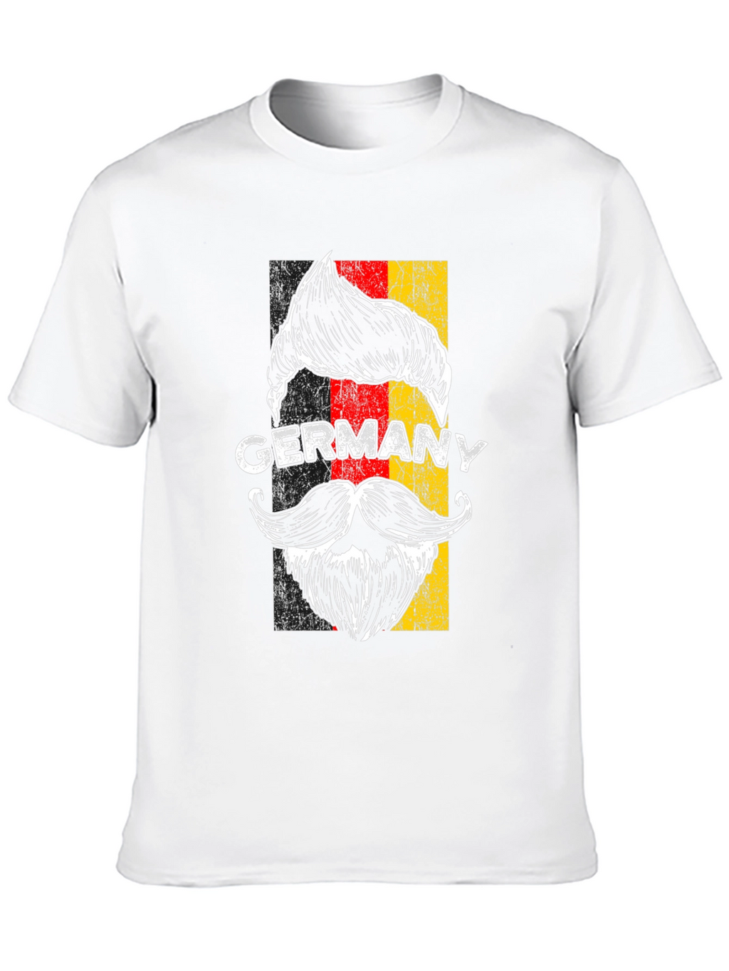 Germany Pride T-Shirt - Mustache Graphic Tee