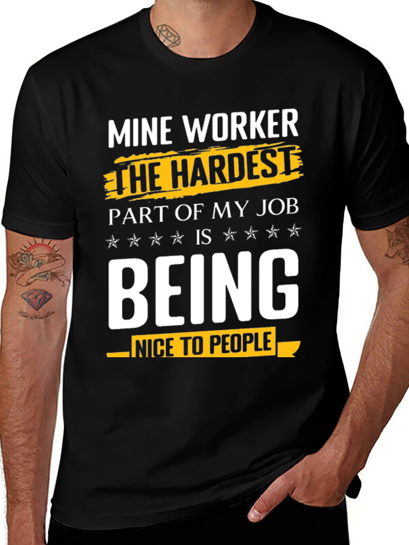 Mine Worker Humor Graphic Tee