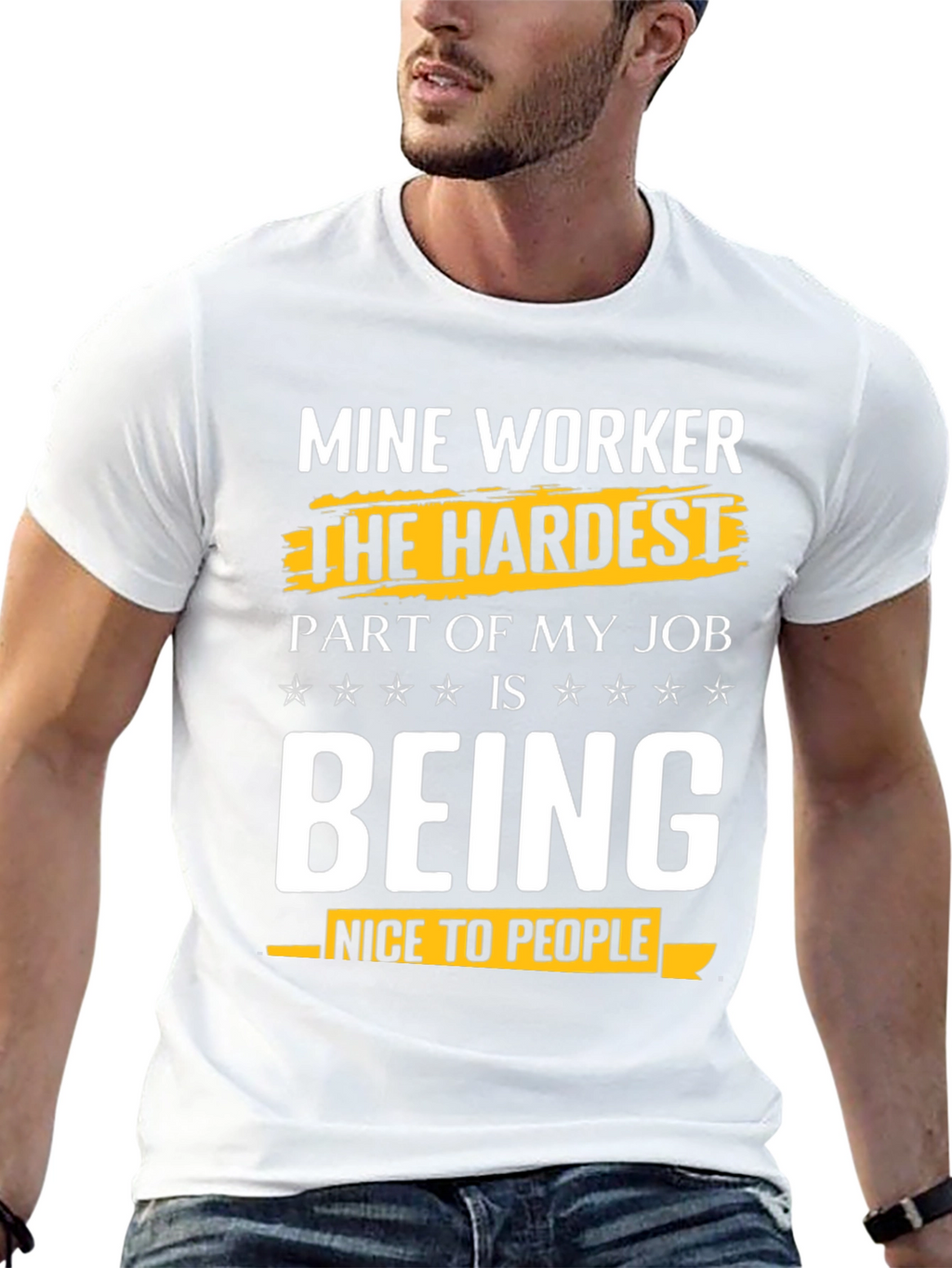 Mine Worker Humor Graphic Tee
