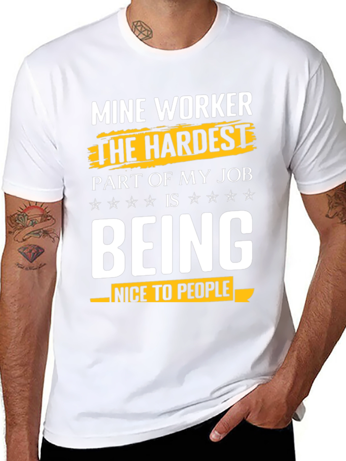 Mine Worker Humor Graphic Tee