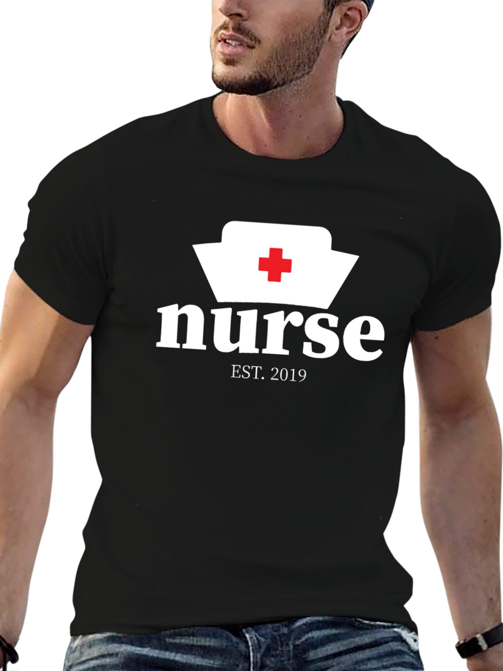 Nurse Est. 2019 Graphic Tee - Black