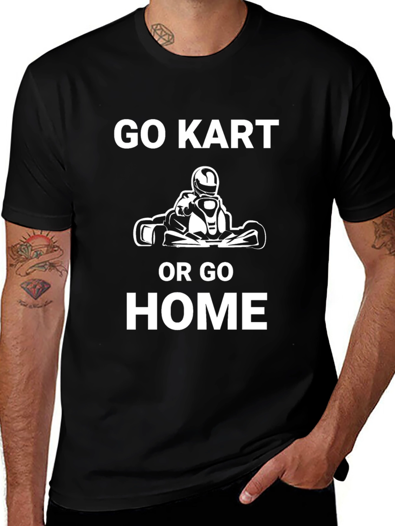 Go Kart or Go Home Graphic T-Shirt