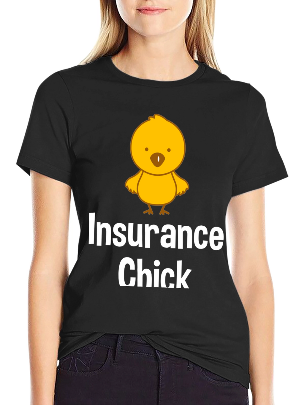 Insurance Chick T-Shirt Funny Gift