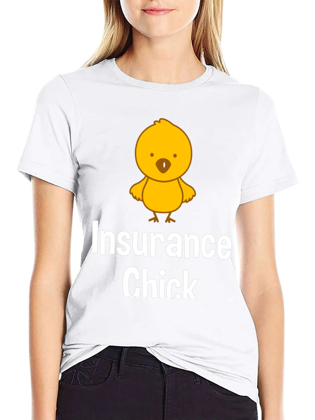 Insurance Chick T-Shirt Funny Gift