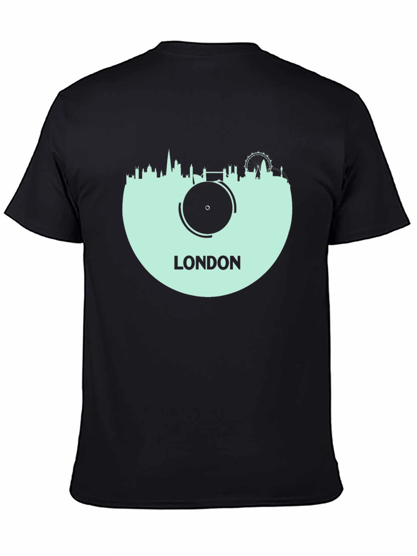 London Skyline Record T-Shirt
