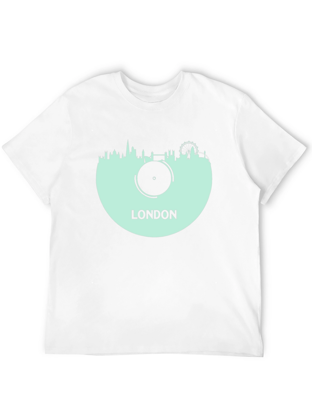 London Skyline Record T-Shirt