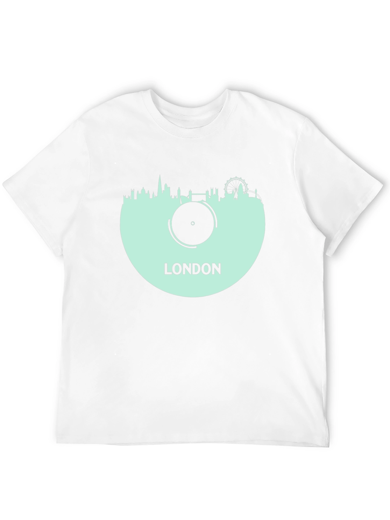 London Skyline Record T-Shirt