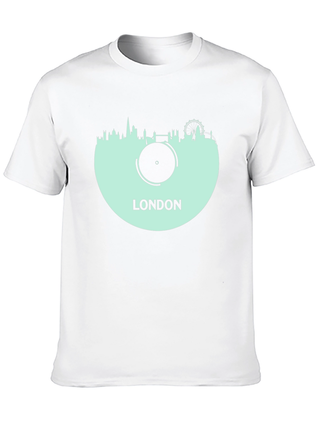 London Skyline Record T-Shirt