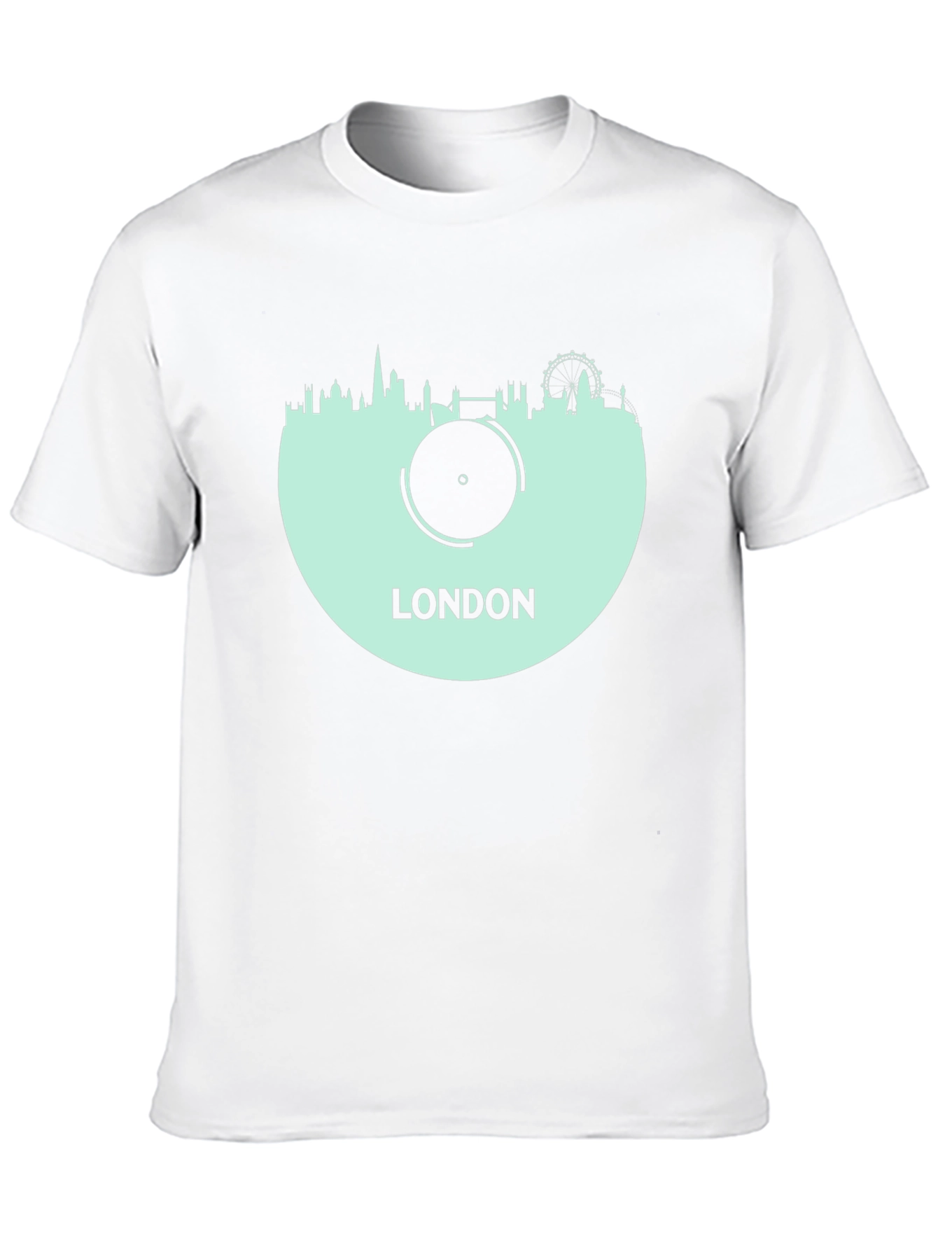 London Skyline Record T-Shirt