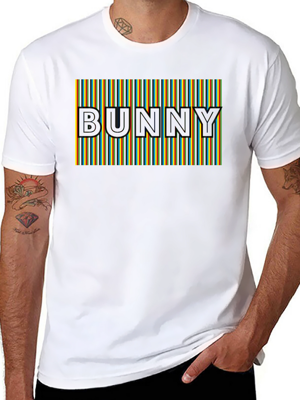 Bunny Retro Stripe T-Shirt