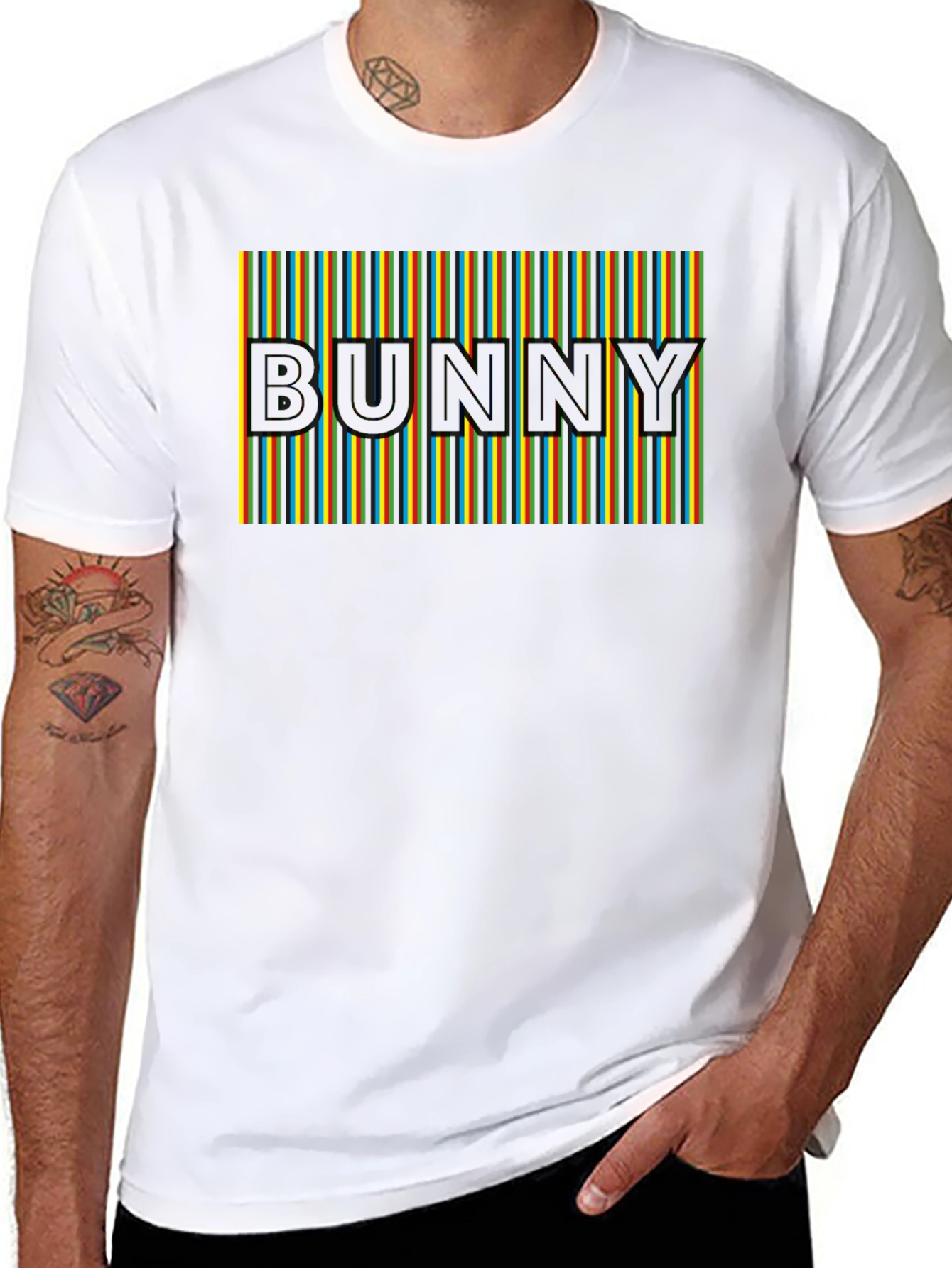 Bunny Retro Stripe T-Shirt
