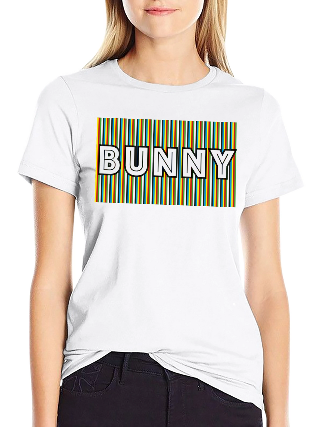 Bunny Retro Stripe T-Shirt