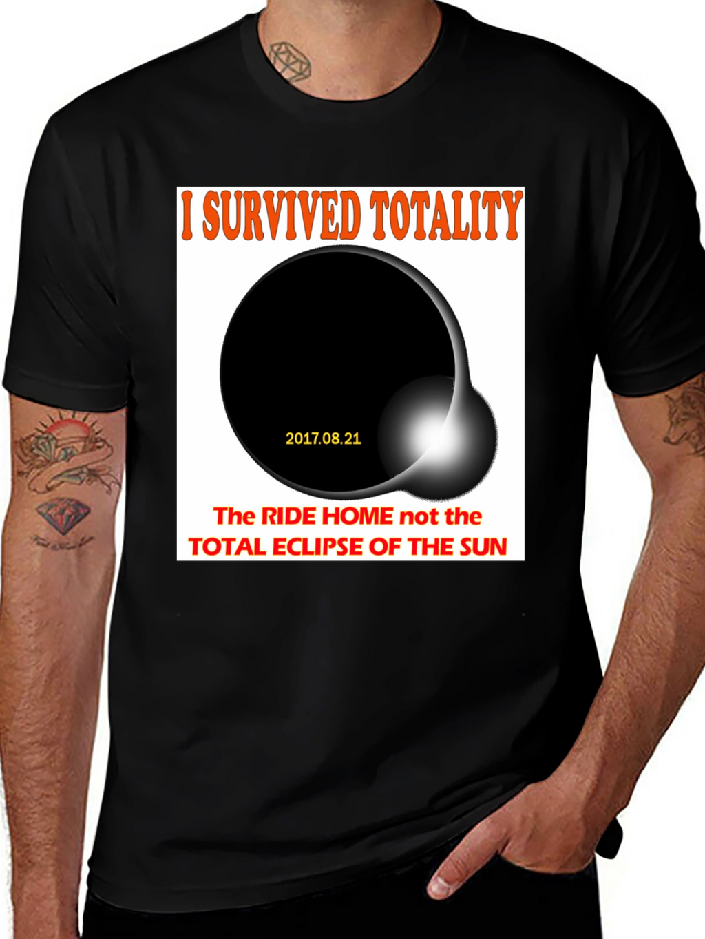 I Survived Totality Eclipse T-Shirt