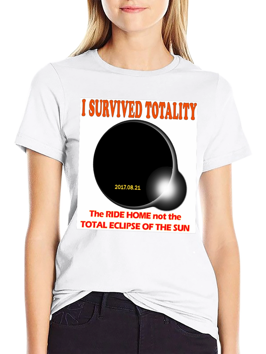 I Survived Totality Eclipse T-Shirt