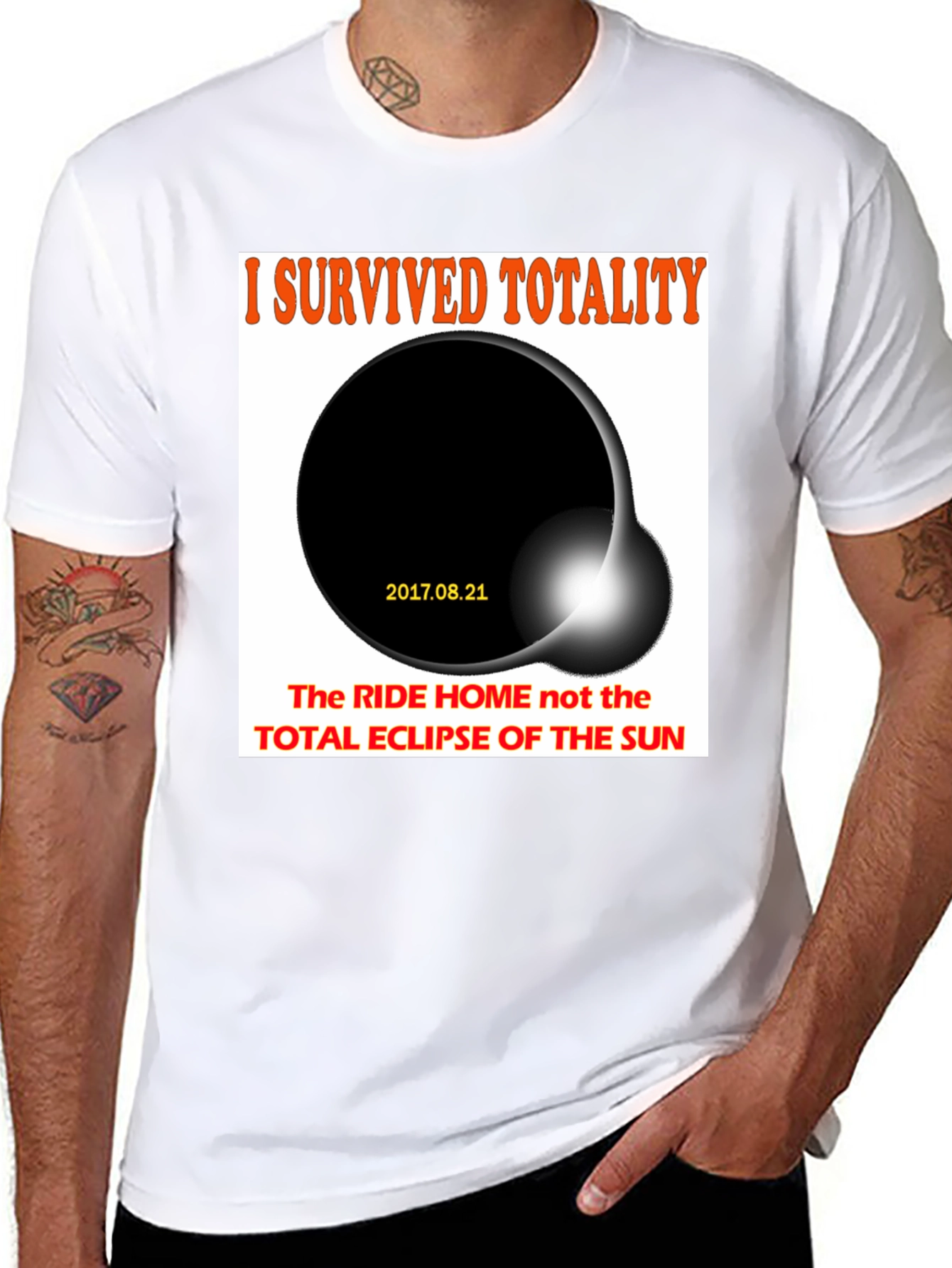 I Survived Totality Eclipse T-Shirt