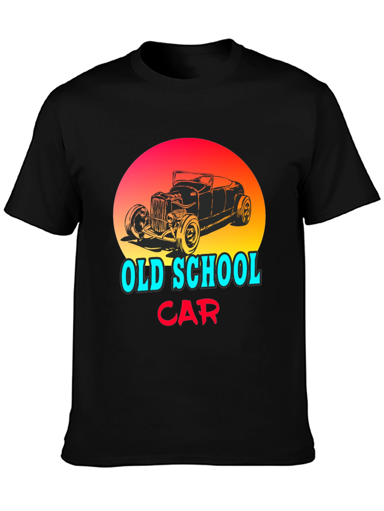 Old School Car Graphic T-Shirt