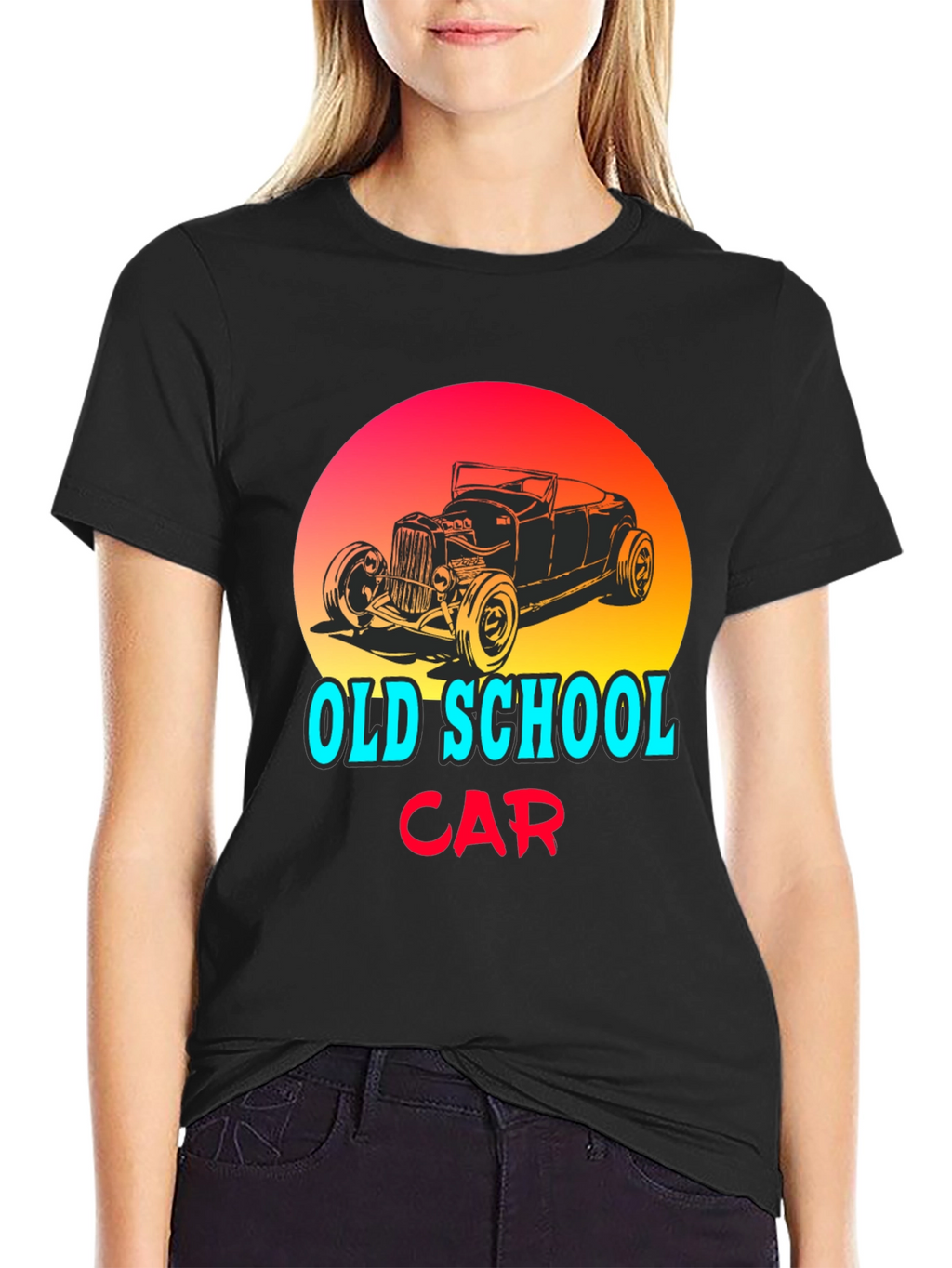 Old School Car Graphic T-Shirt