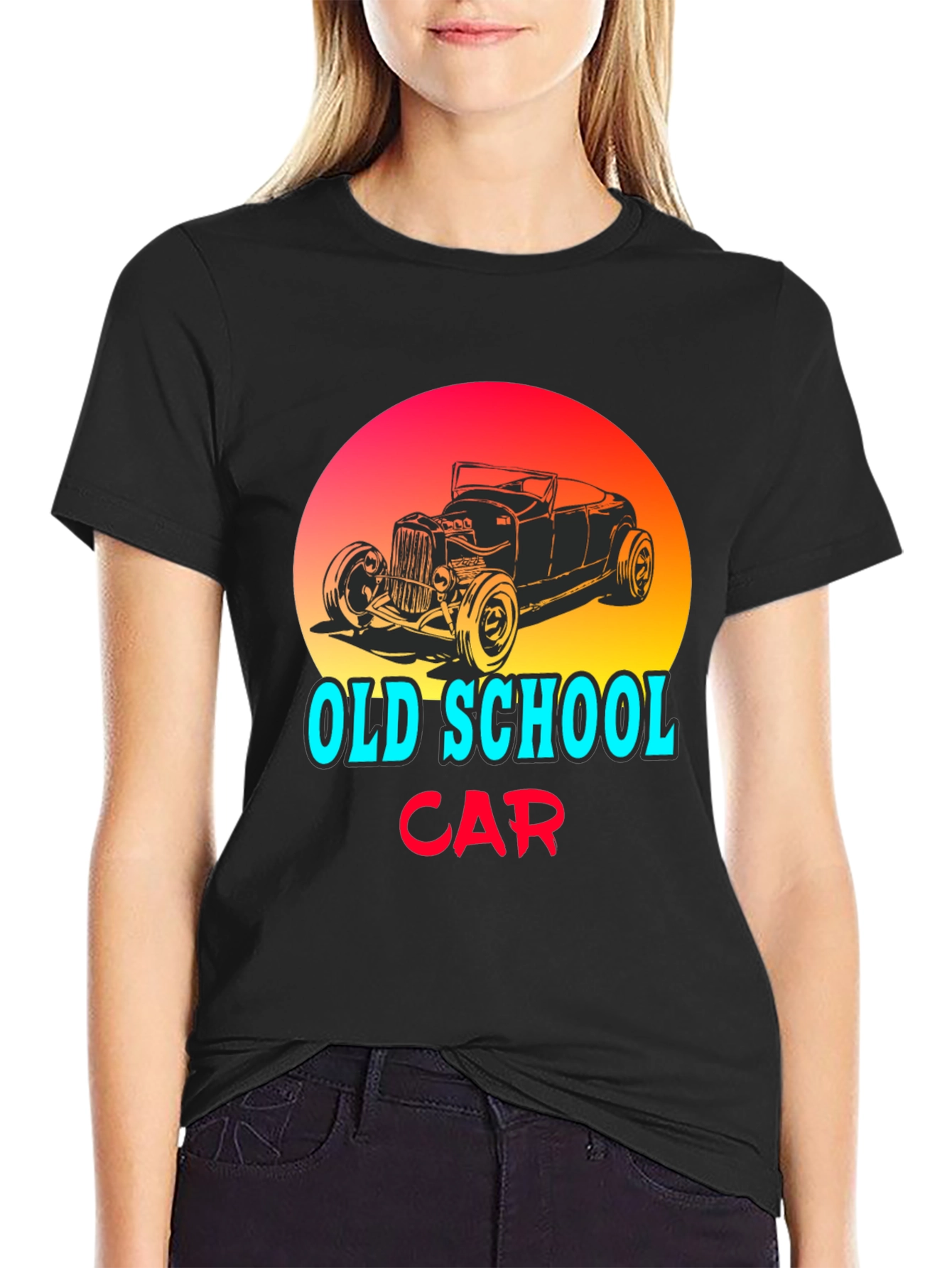 Old School Car Graphic T-Shirt