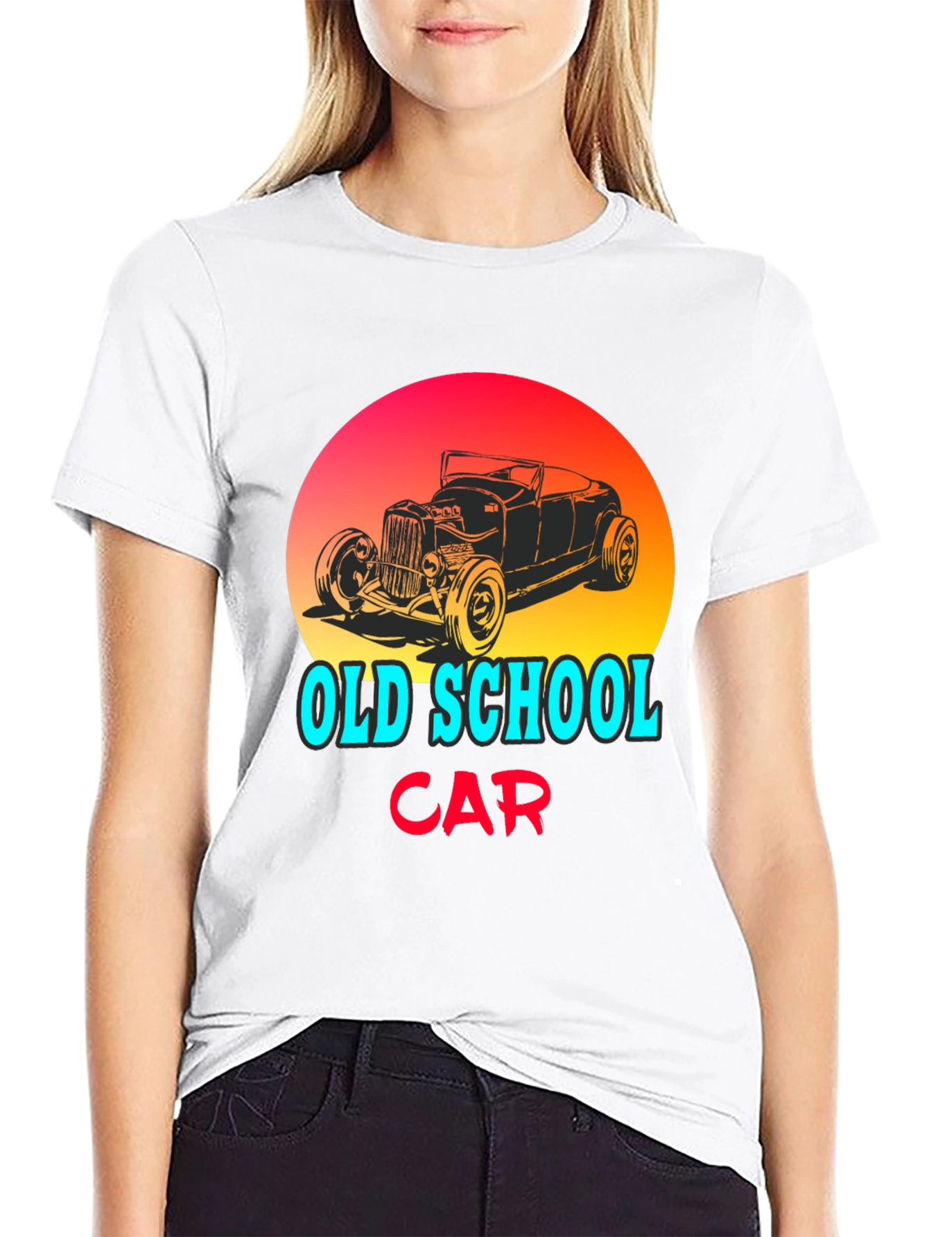 Old School Car Graphic T-Shirt