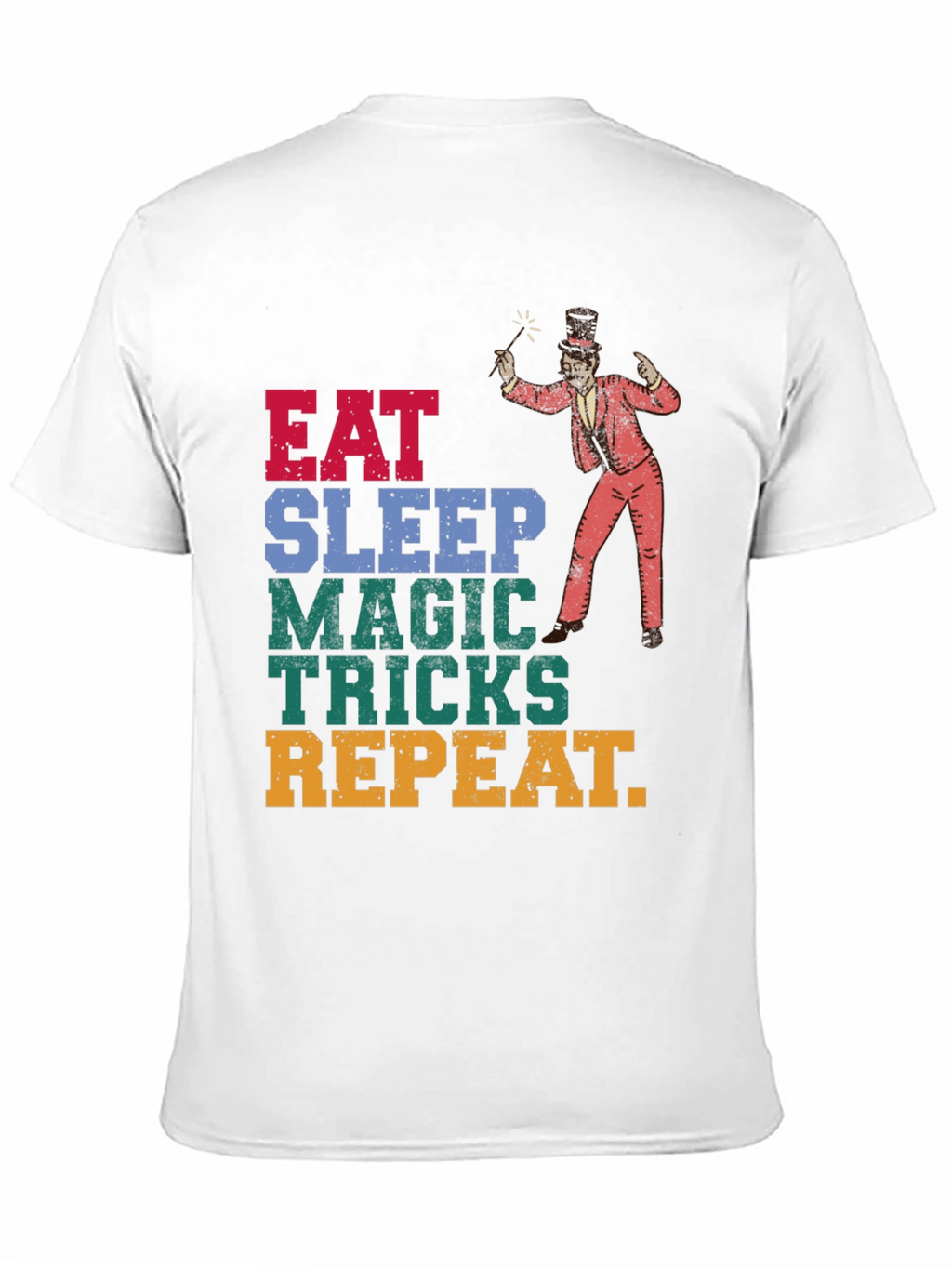 Eat Sleep Magic Tricks Repeat Graphic Tee
