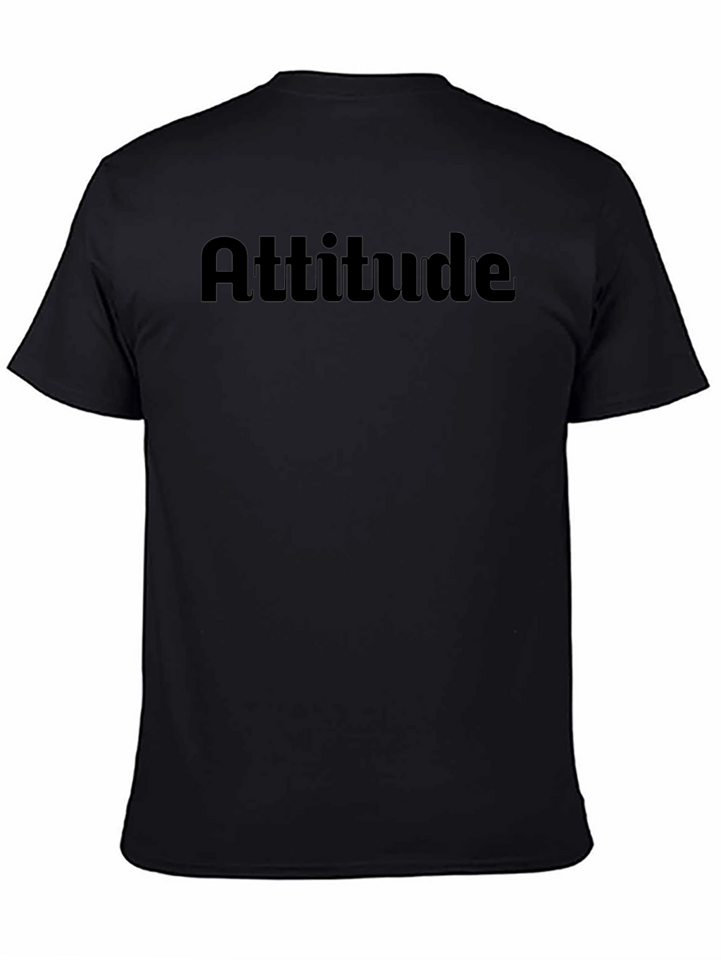 Attitude Graphic Tee - Mens Black T-Shirt